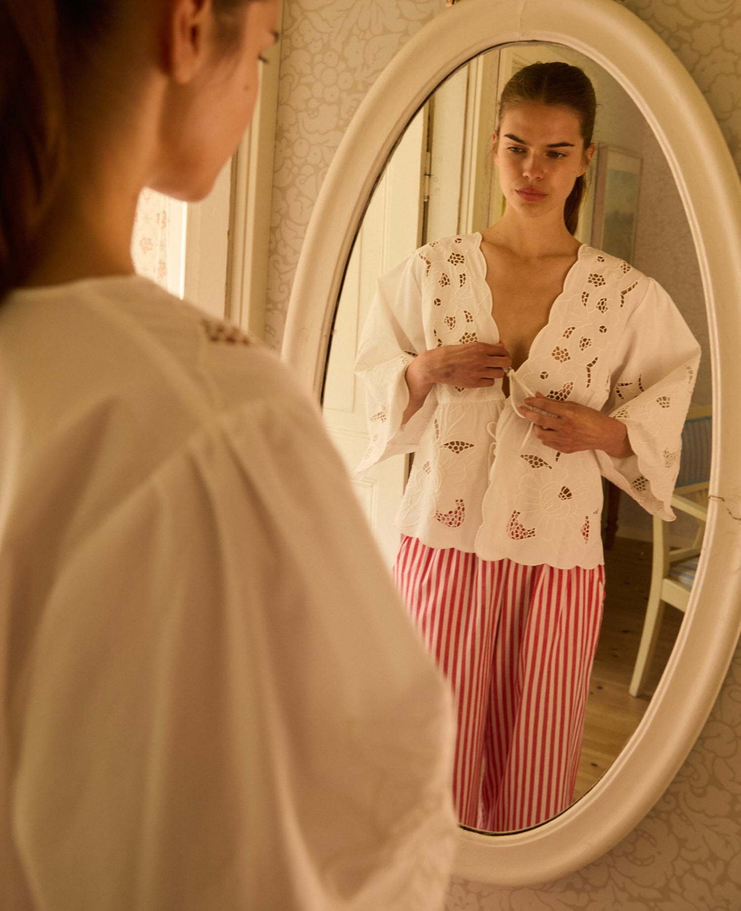 Adeline Top - Ecru