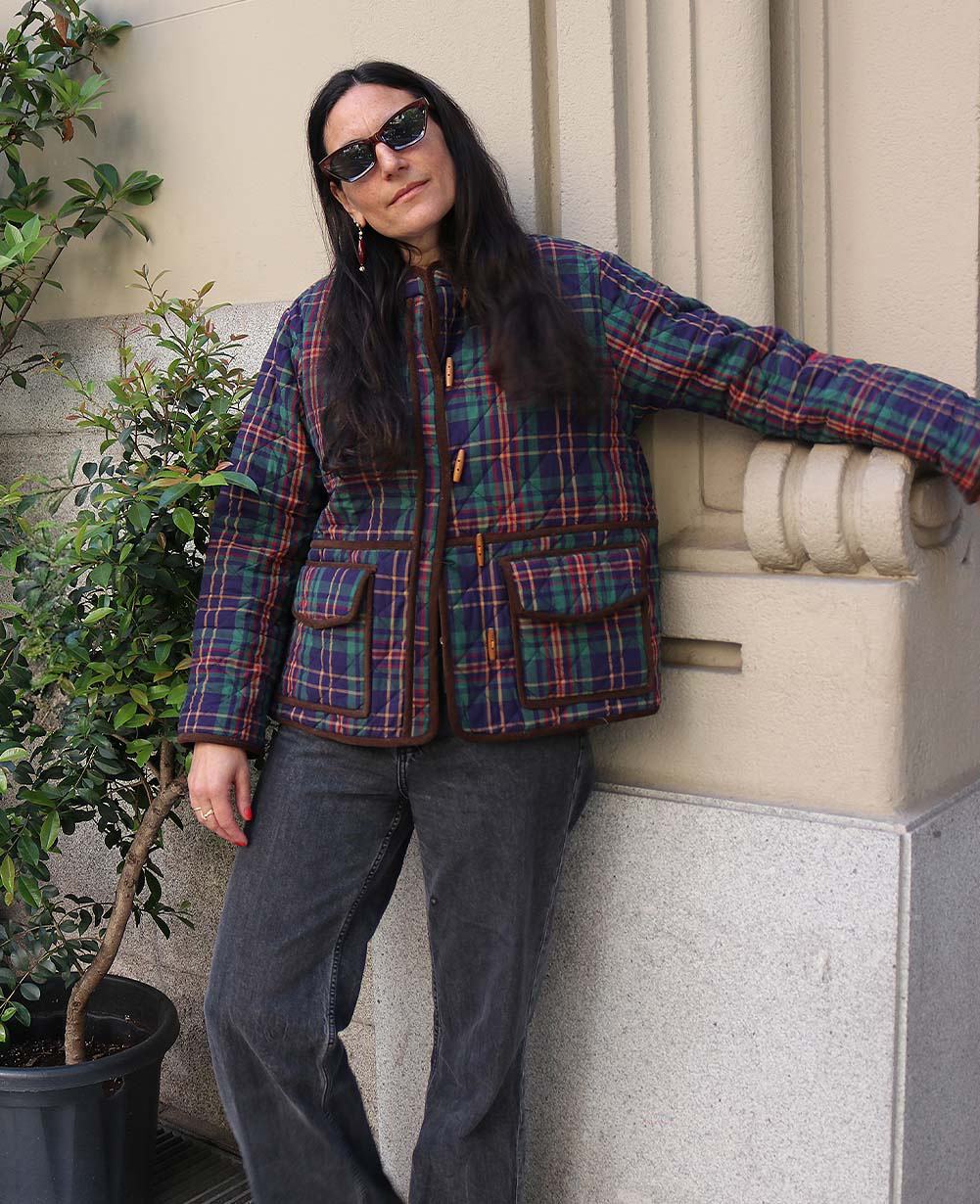 Adriane Jacket - Green Checks