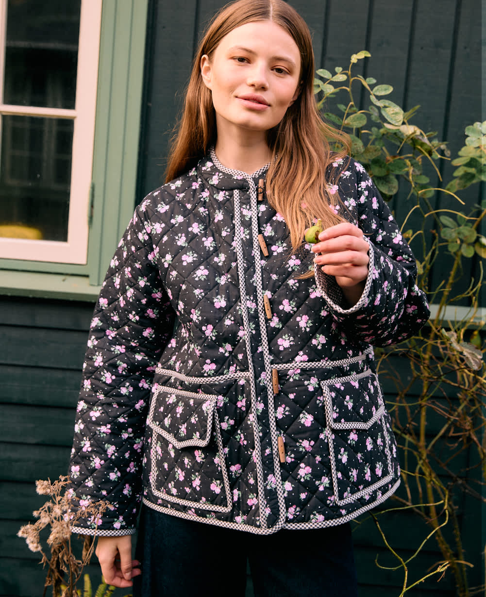 Adriane Jacket - Black Rose
