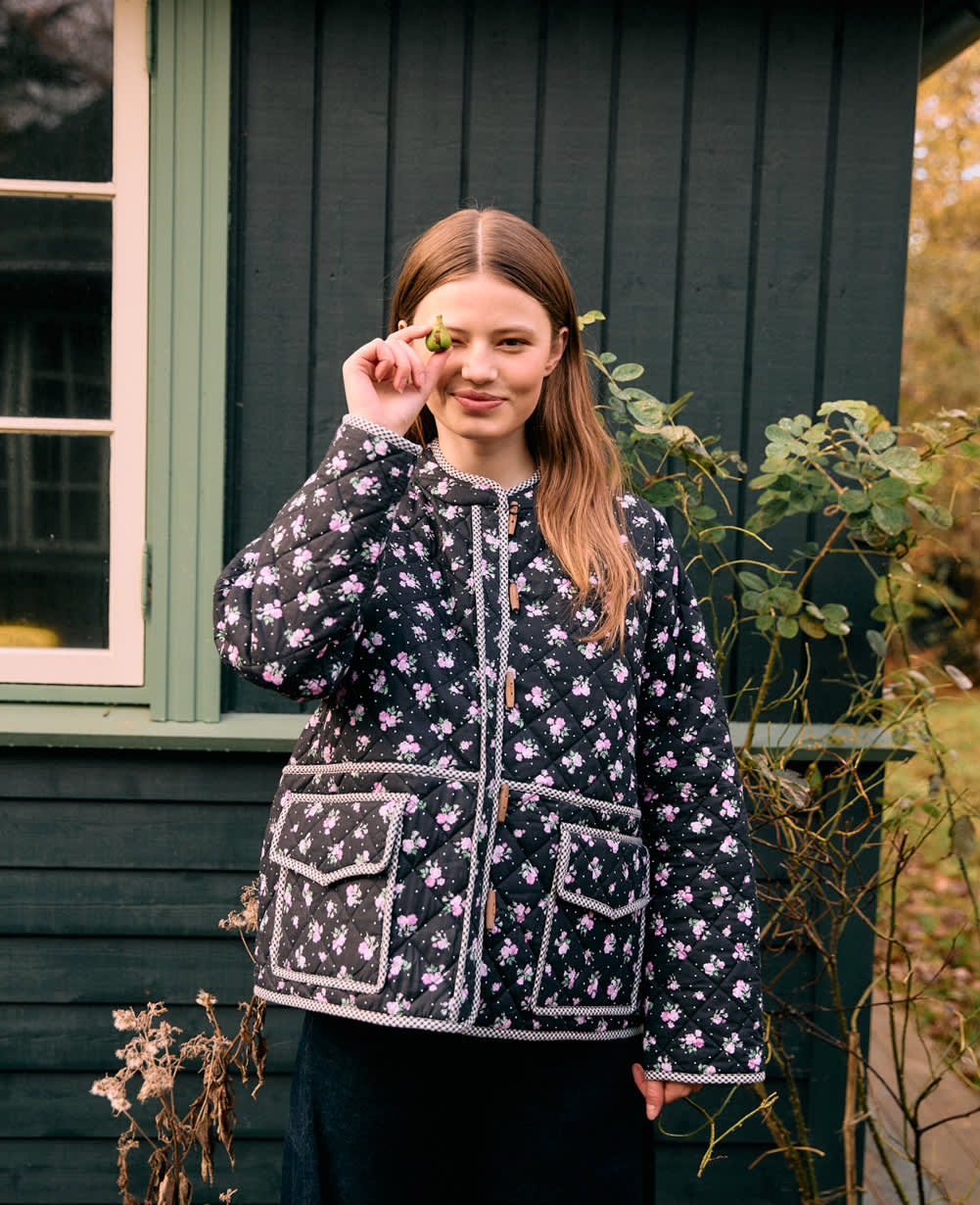 Adriane Jacket - Black Rose
