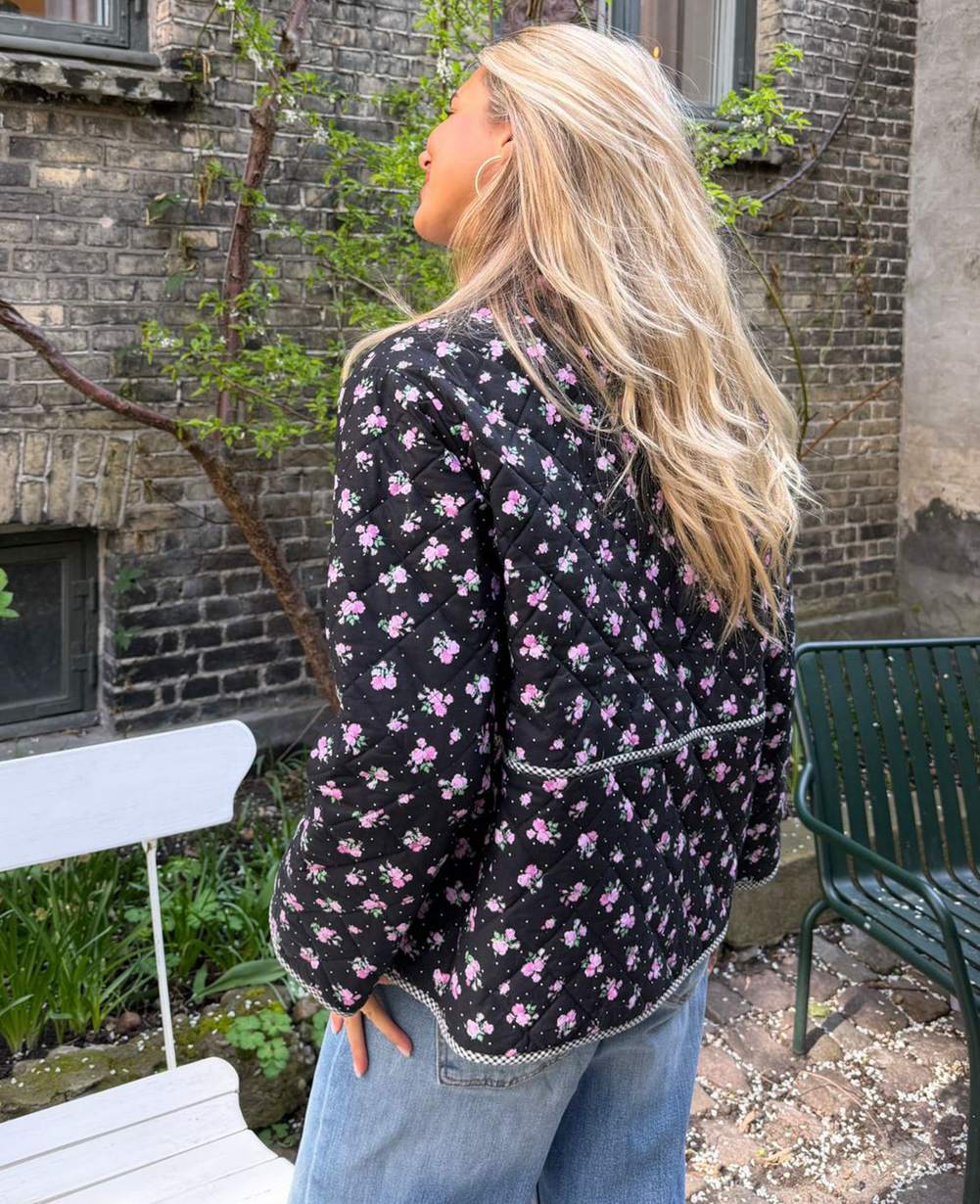 Adriane Jacket - Black Rose