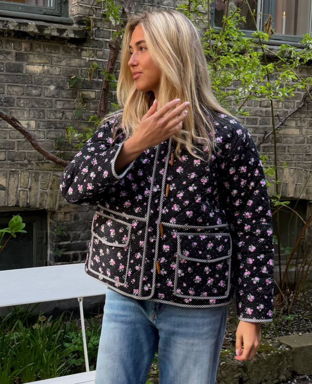 Adriane Jacket - Black Rose