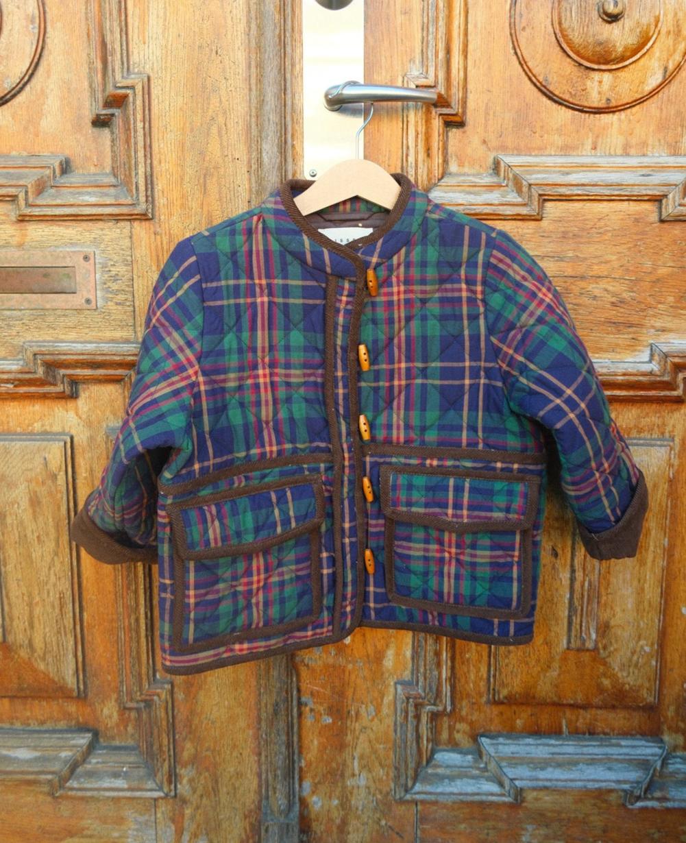 Adriane MINI Jacket - Green Checks