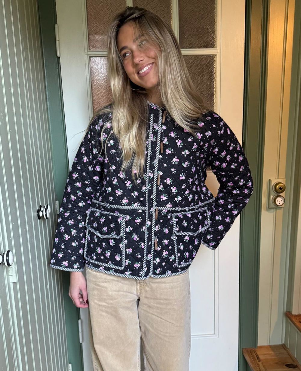 Adriane Jacket - Black Rose