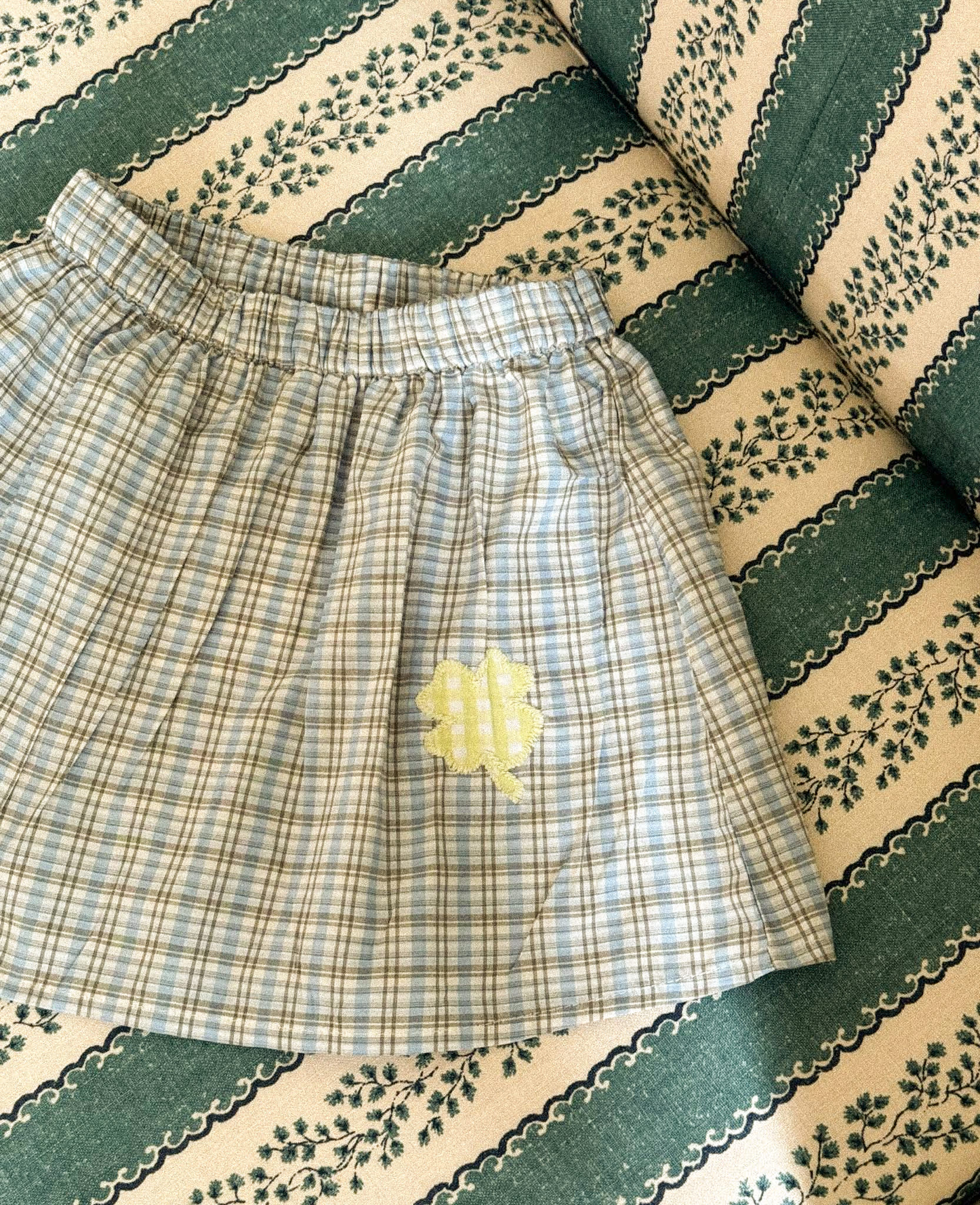 Barbera MINI Skirt - Blue Checks – SISSEL EDELBO