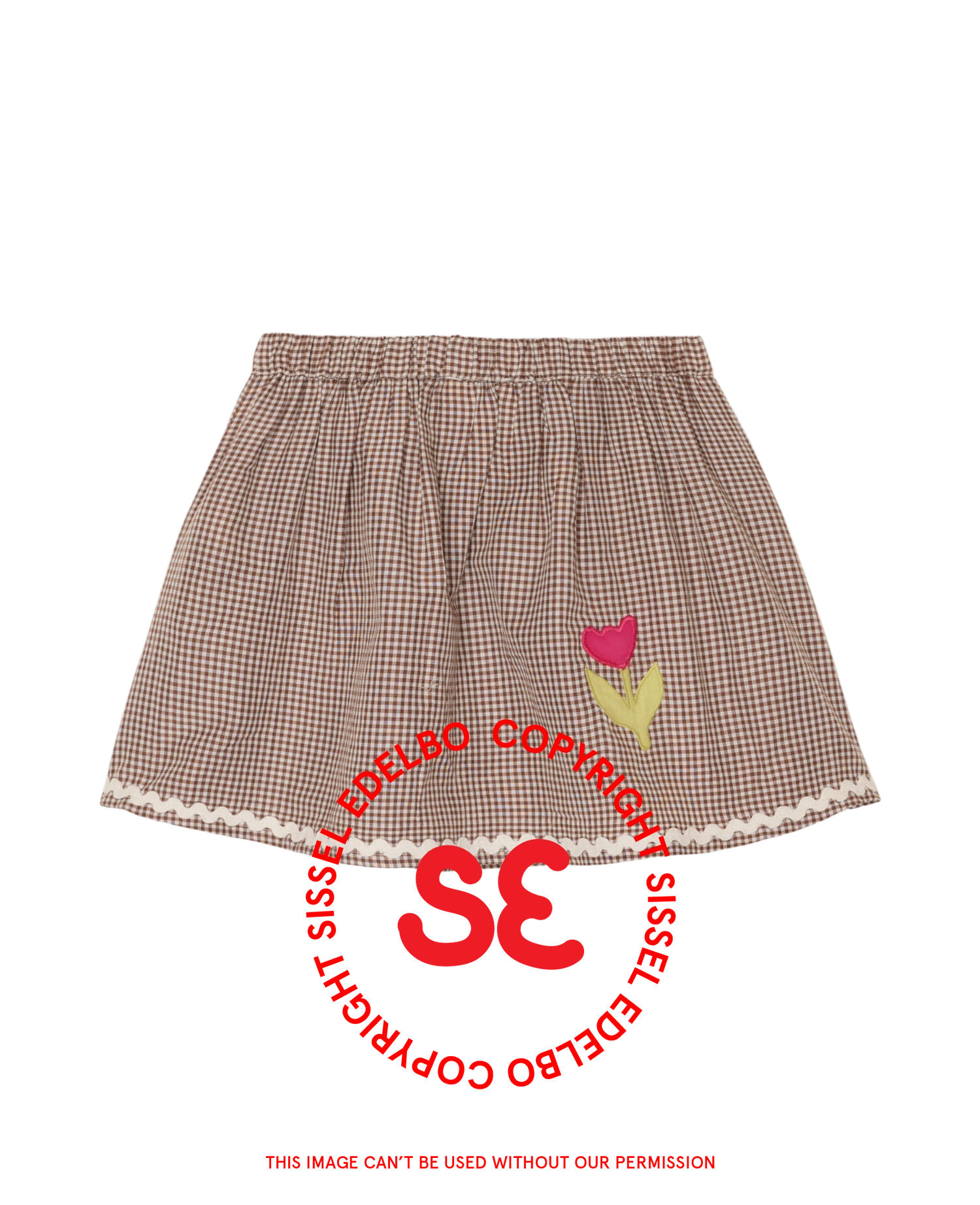Barbera MINI Skirt - Brown Check
