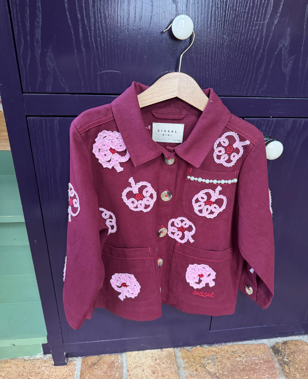 Bea MINI Jacket - Burgundy
