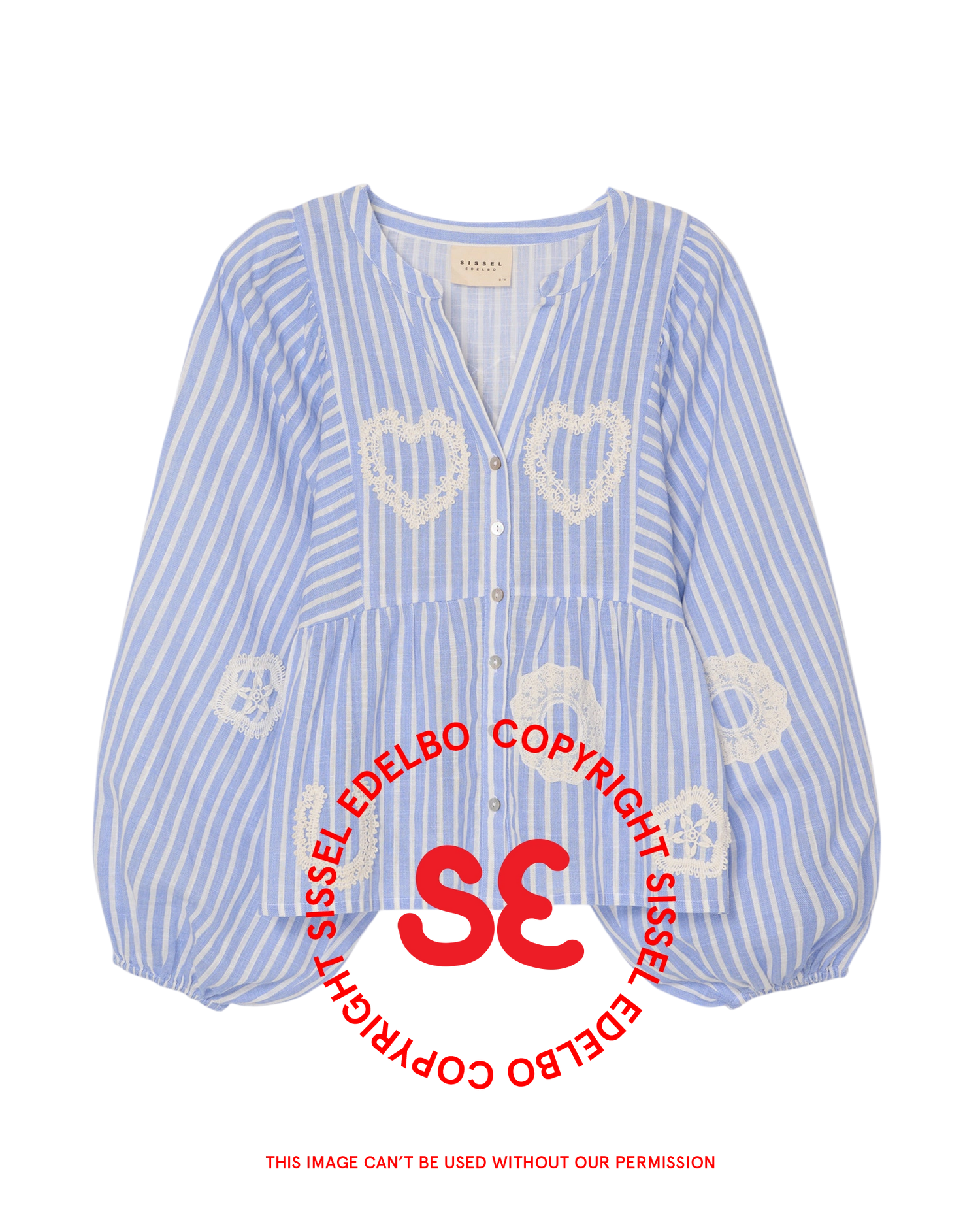 Belma Shirt - Blue Stripes