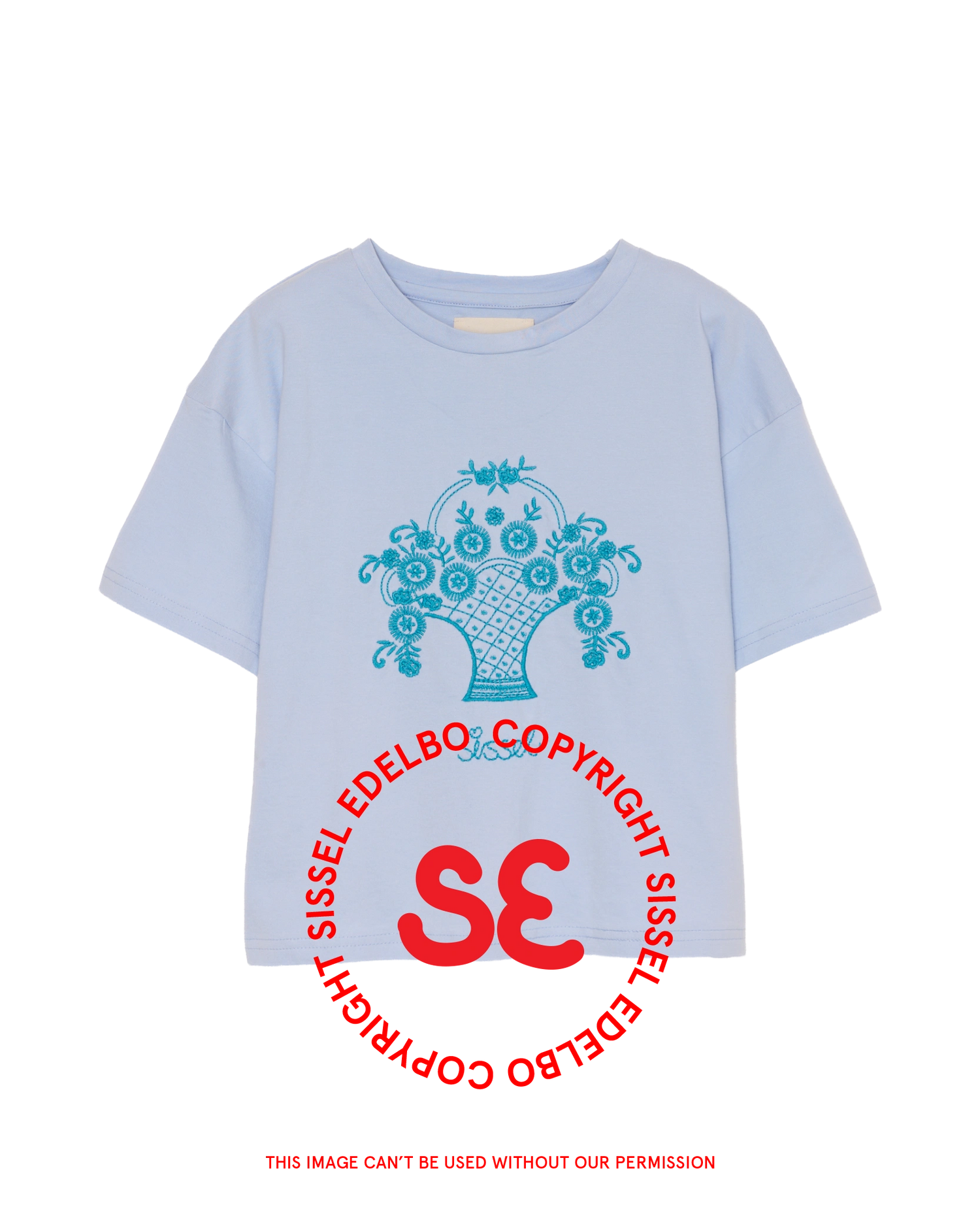 Billie MINI T-Shirt - Blue Flower