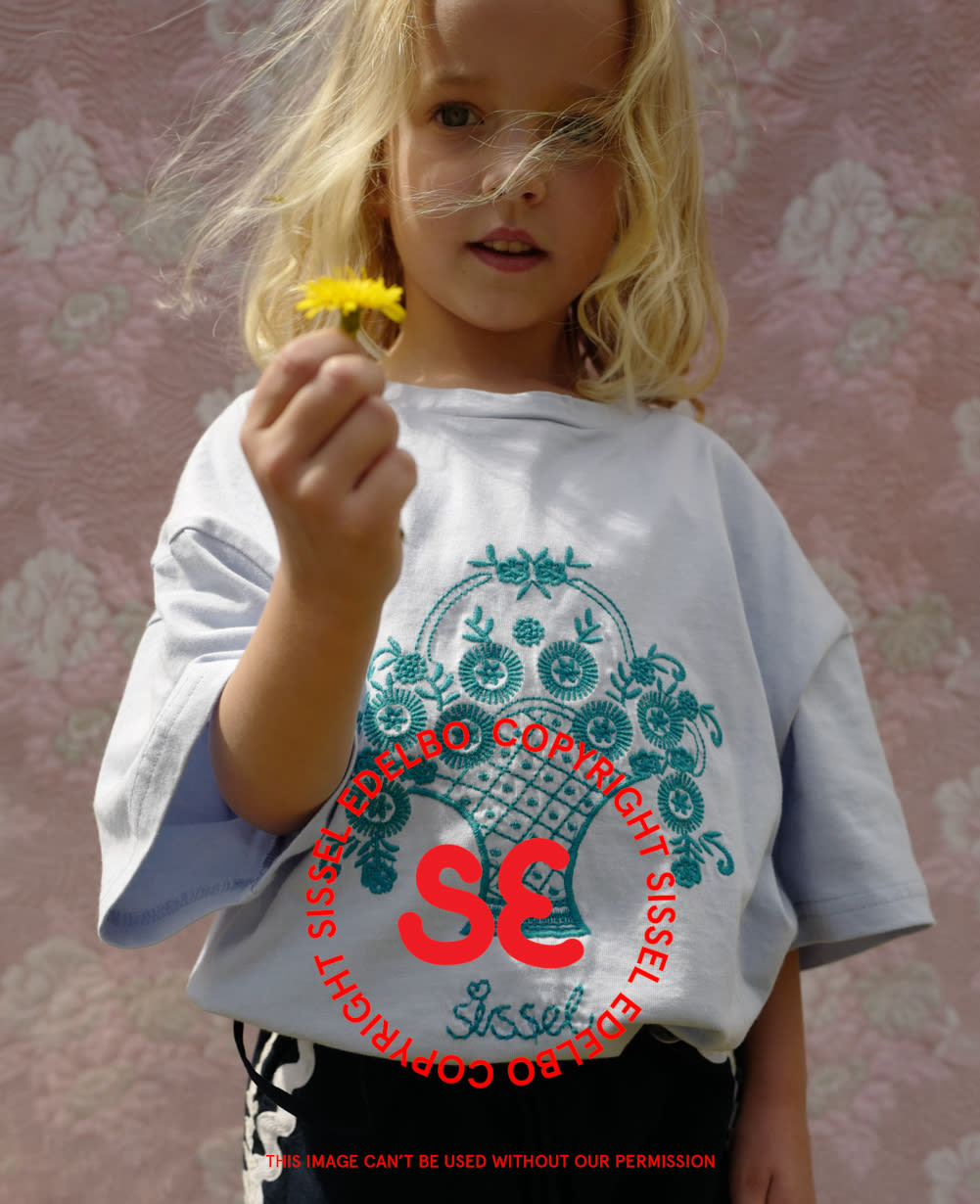 Billie MINI T-Shirt - Blue Flower