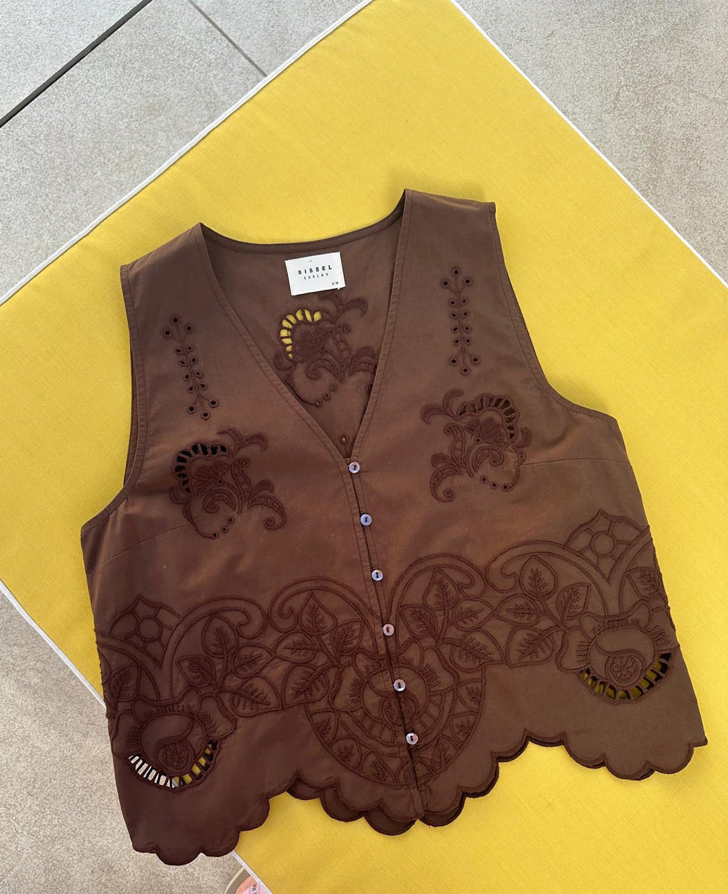 Celestine Top - Soft Brown