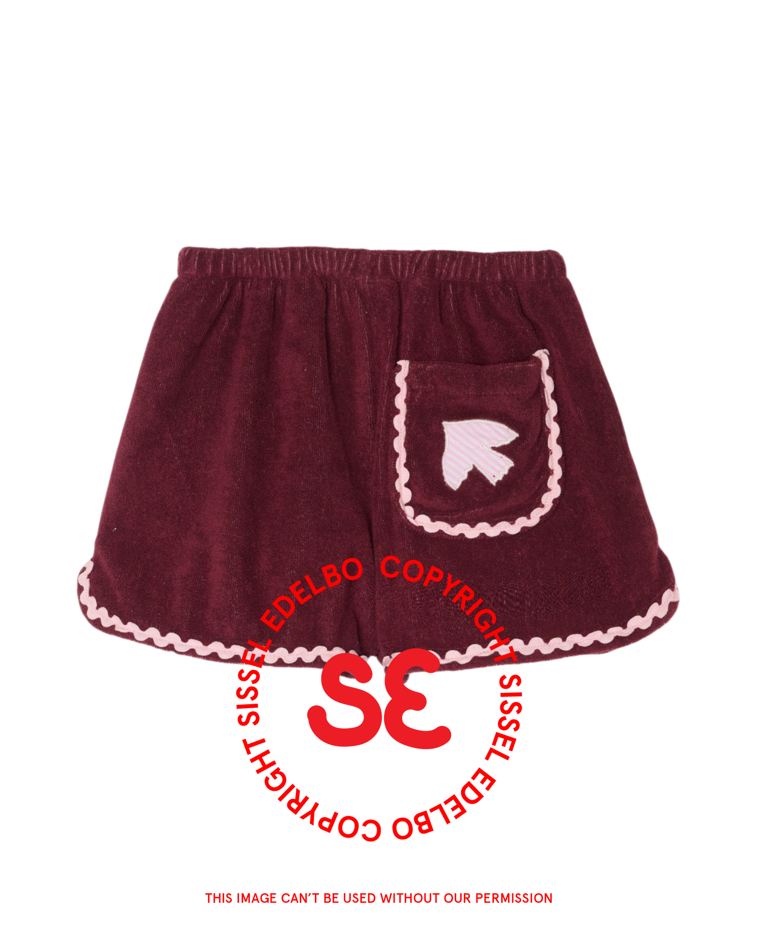 Danni MINI Shorts - Burgundy