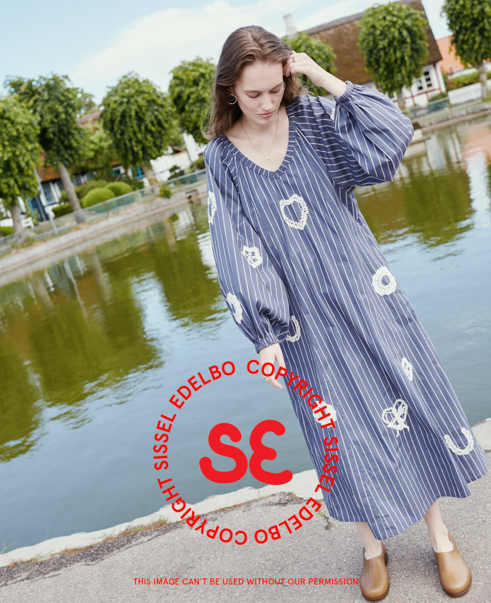 Regina Dress - Dusty Stripes