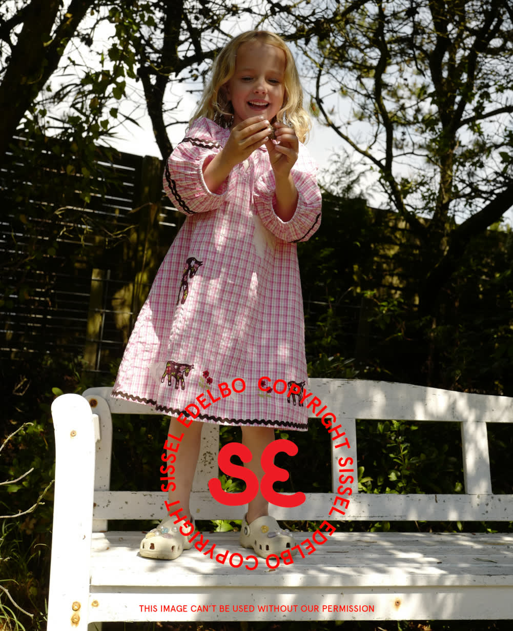 Eira MINI Dress - Pink Checks