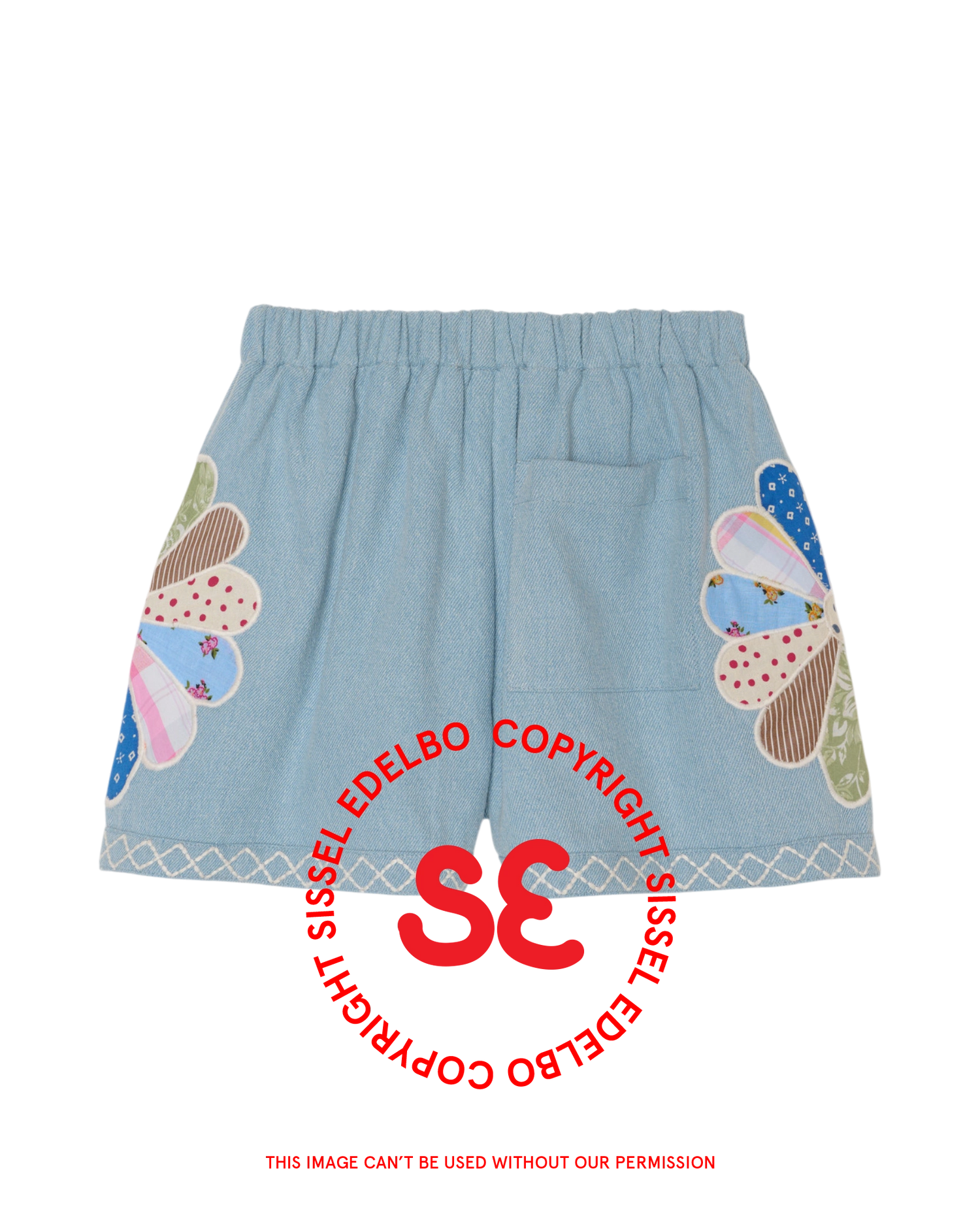 Elisa MINI Shorts - Light Denim