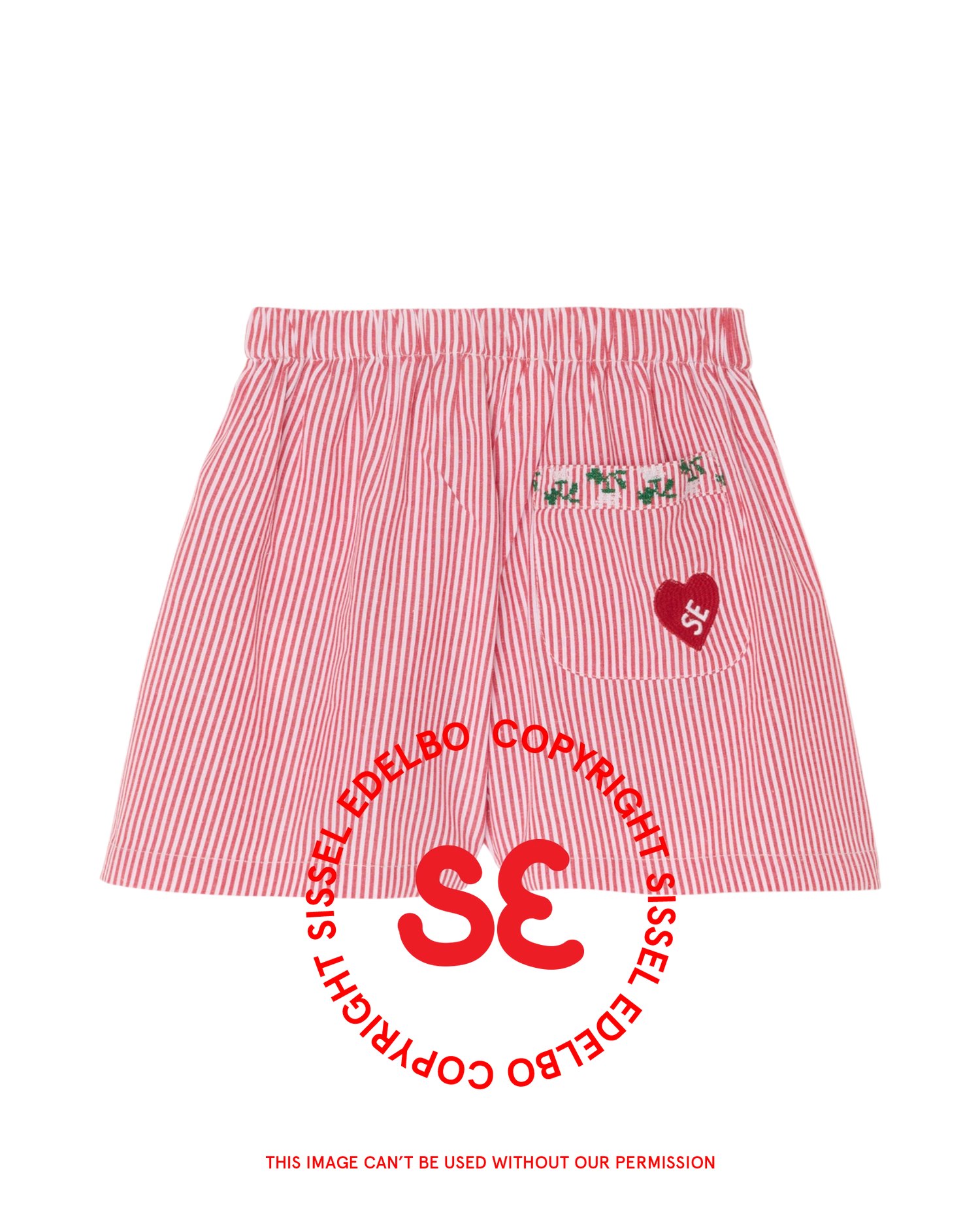 Elisa MINI Shorts - Poppy Stripes