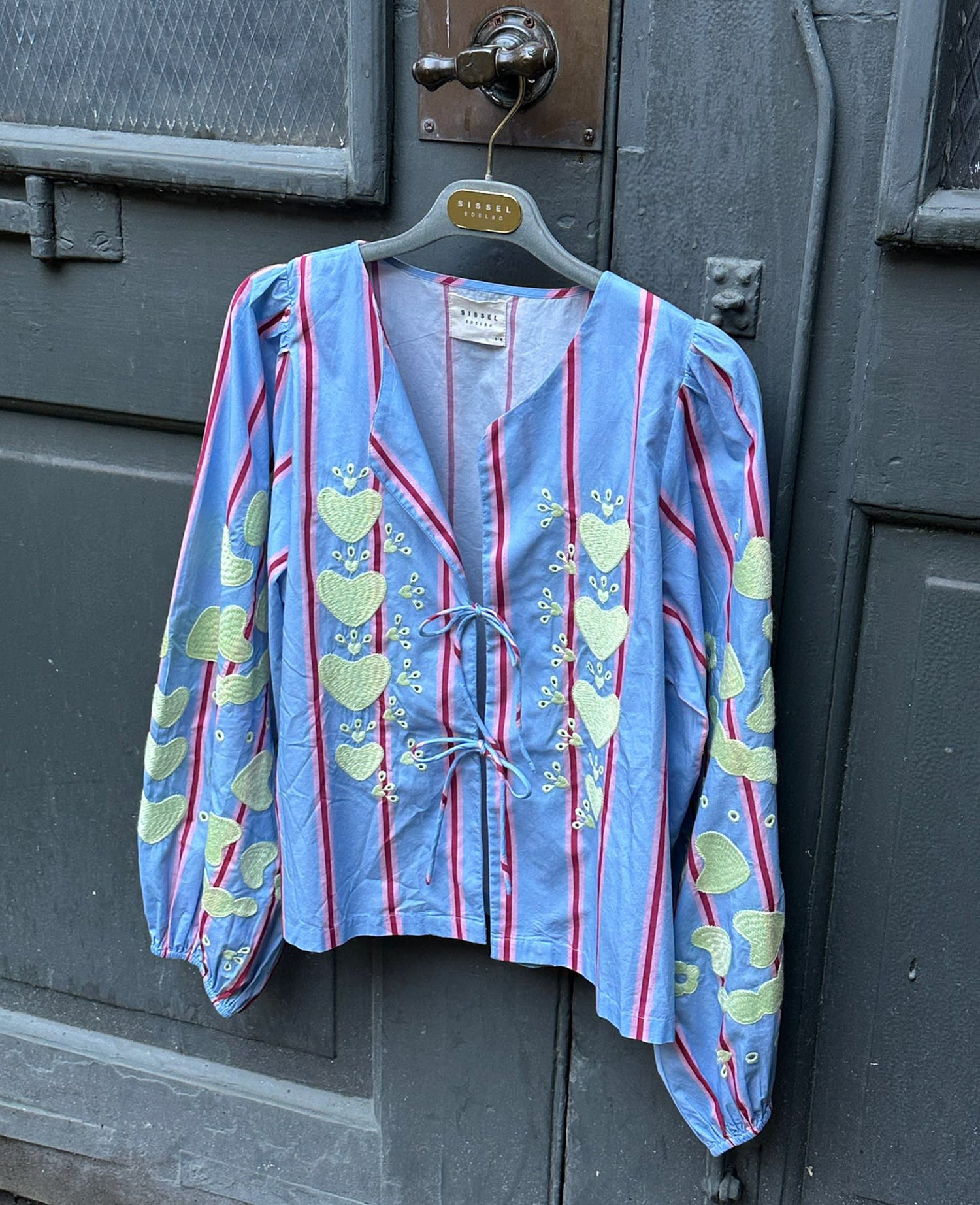 Elisabeth Top - Bluebell Stripes