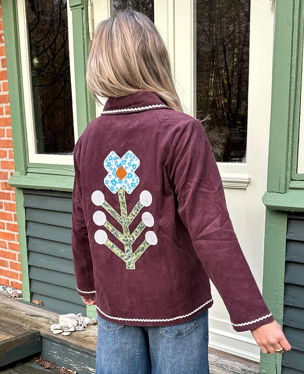 Twiggy Jacket - Eggplant