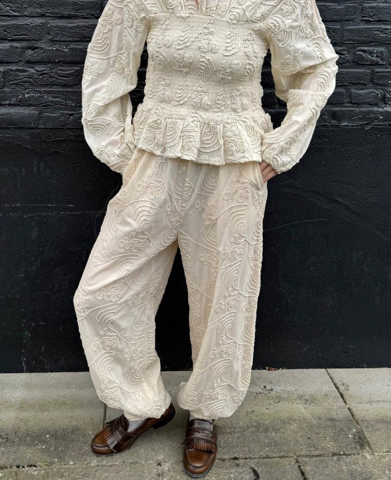 Iluna Pants - Champagne
