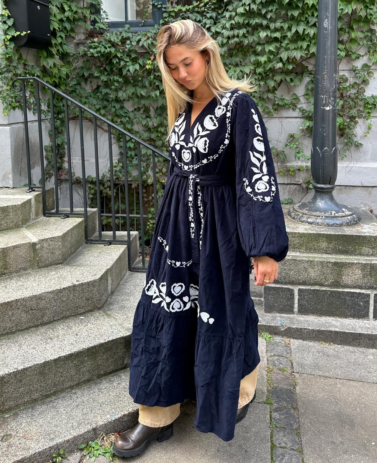 Kamma Dress - Navy