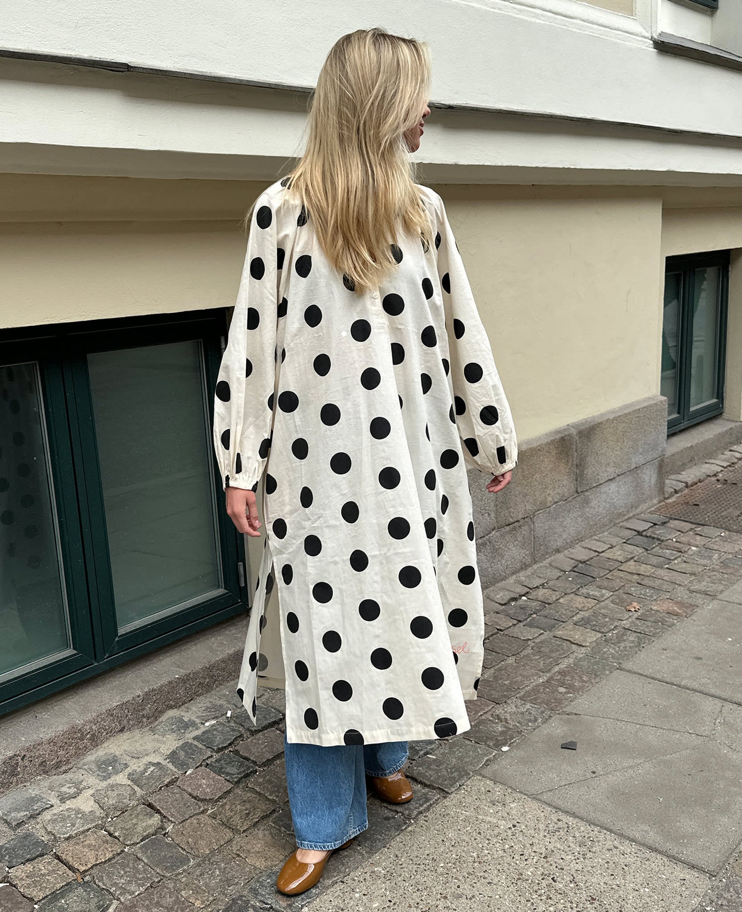 Lara Dress - Black Dot