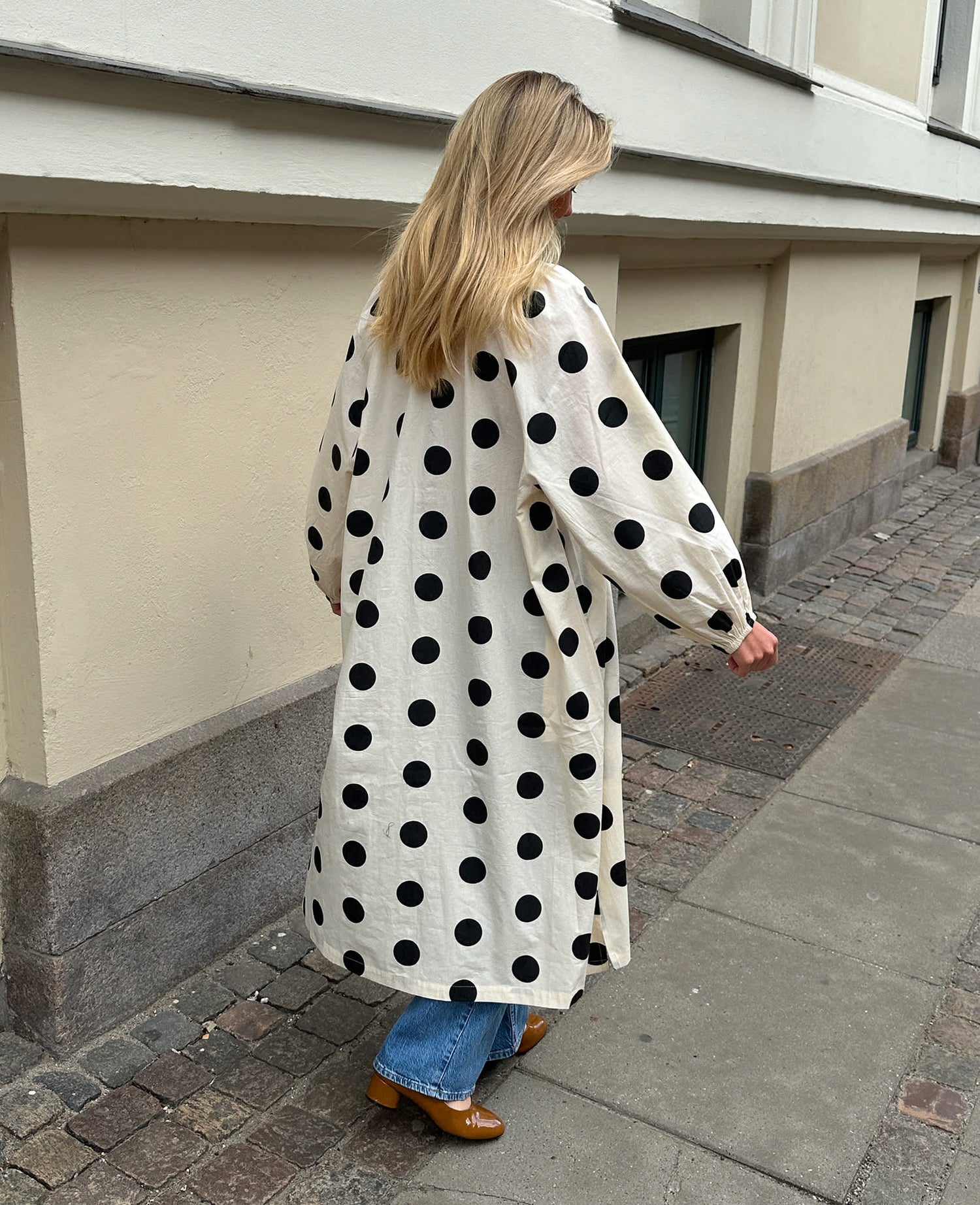 Lara Dress - Black Dot