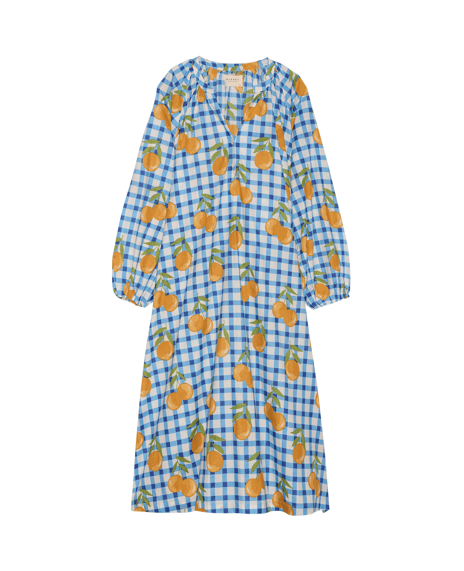 Lara Dress - Blue Orange