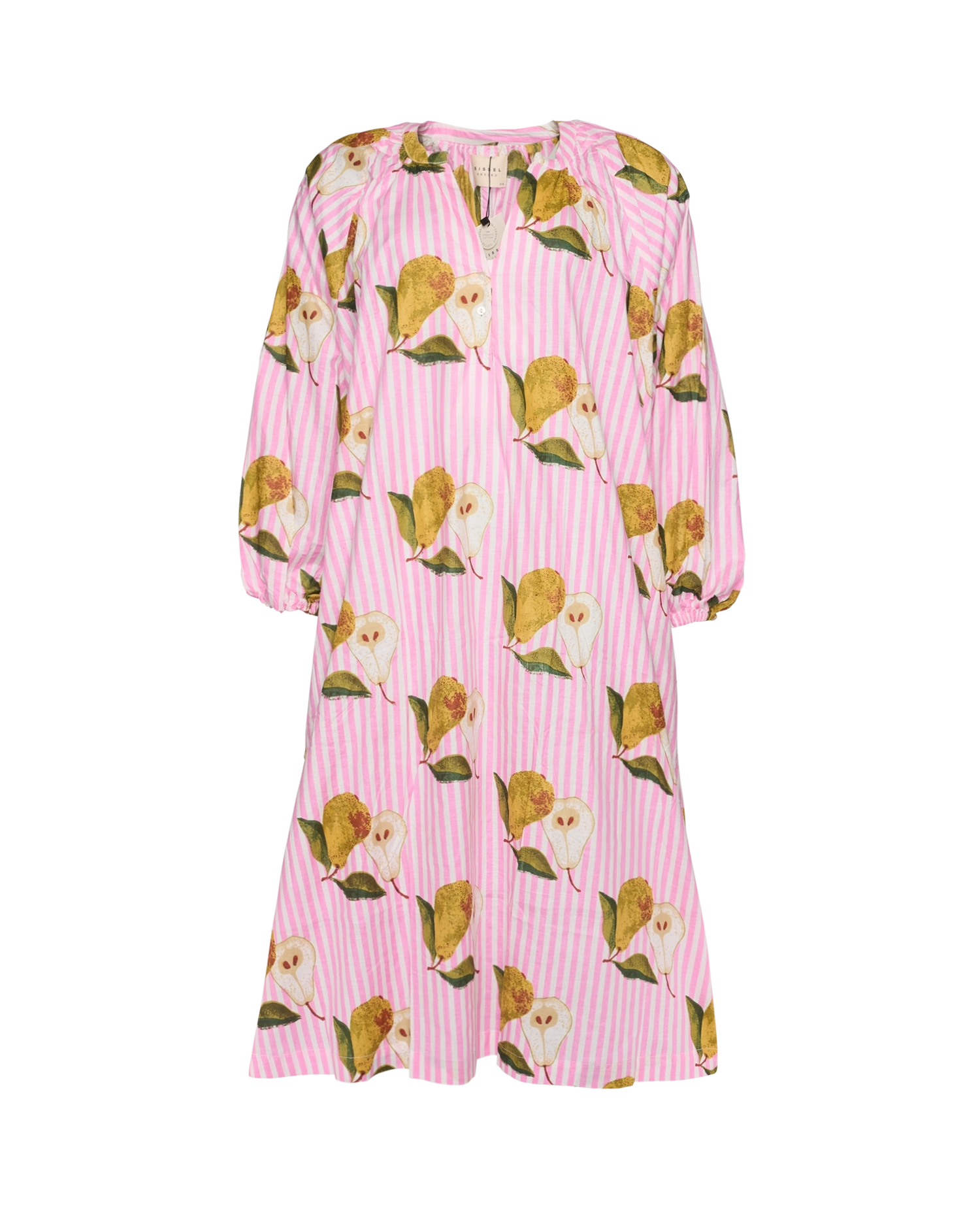 Lara Dress - Pink Stripes