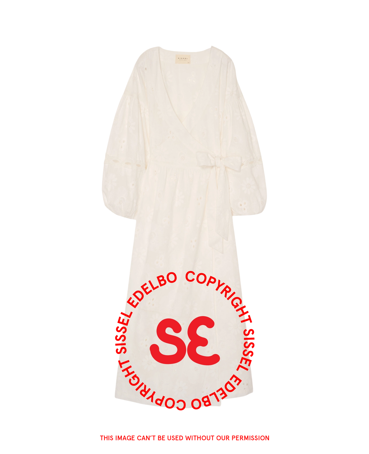 Leandra Dress - White Flower