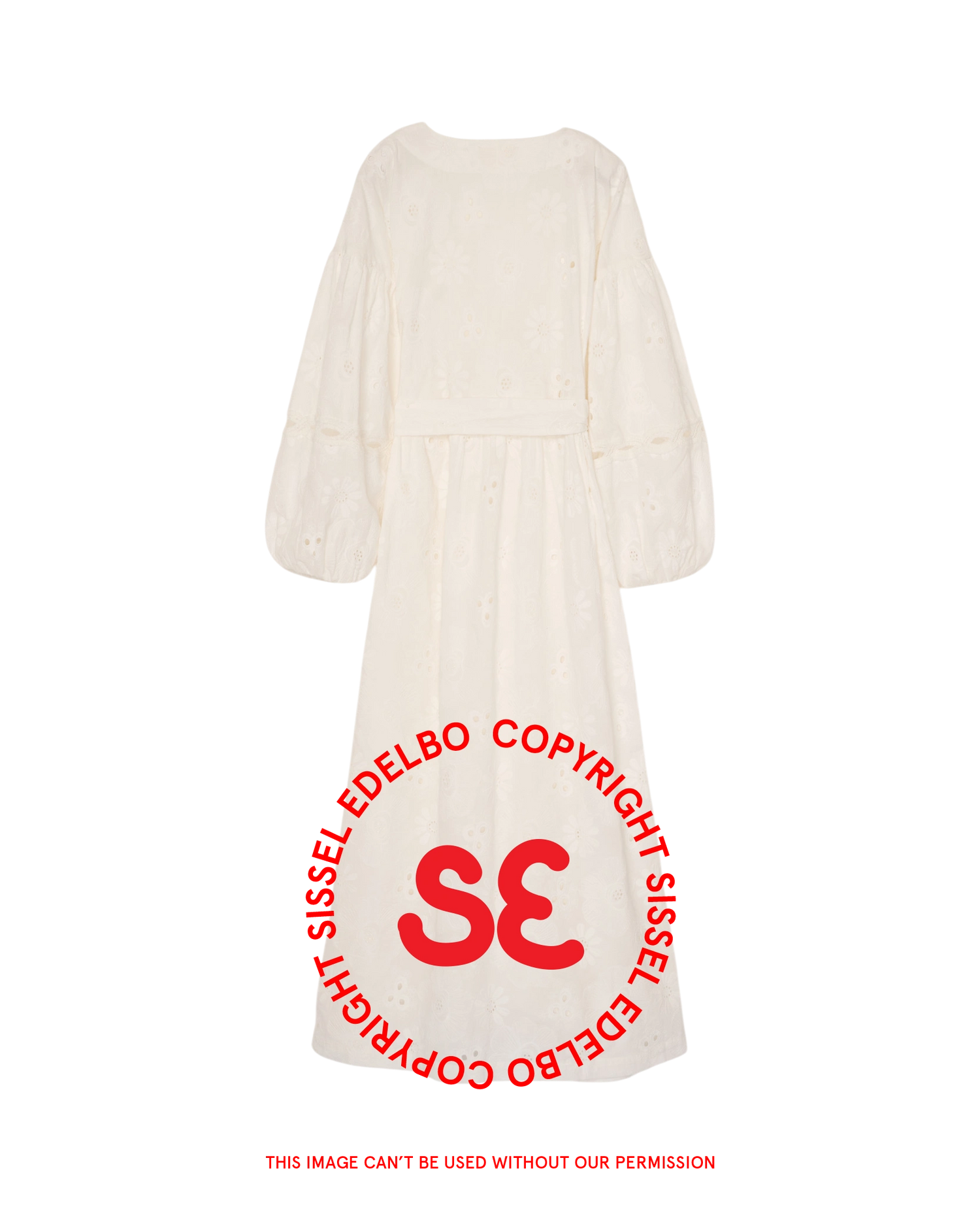 Leandra Dress - White Flower