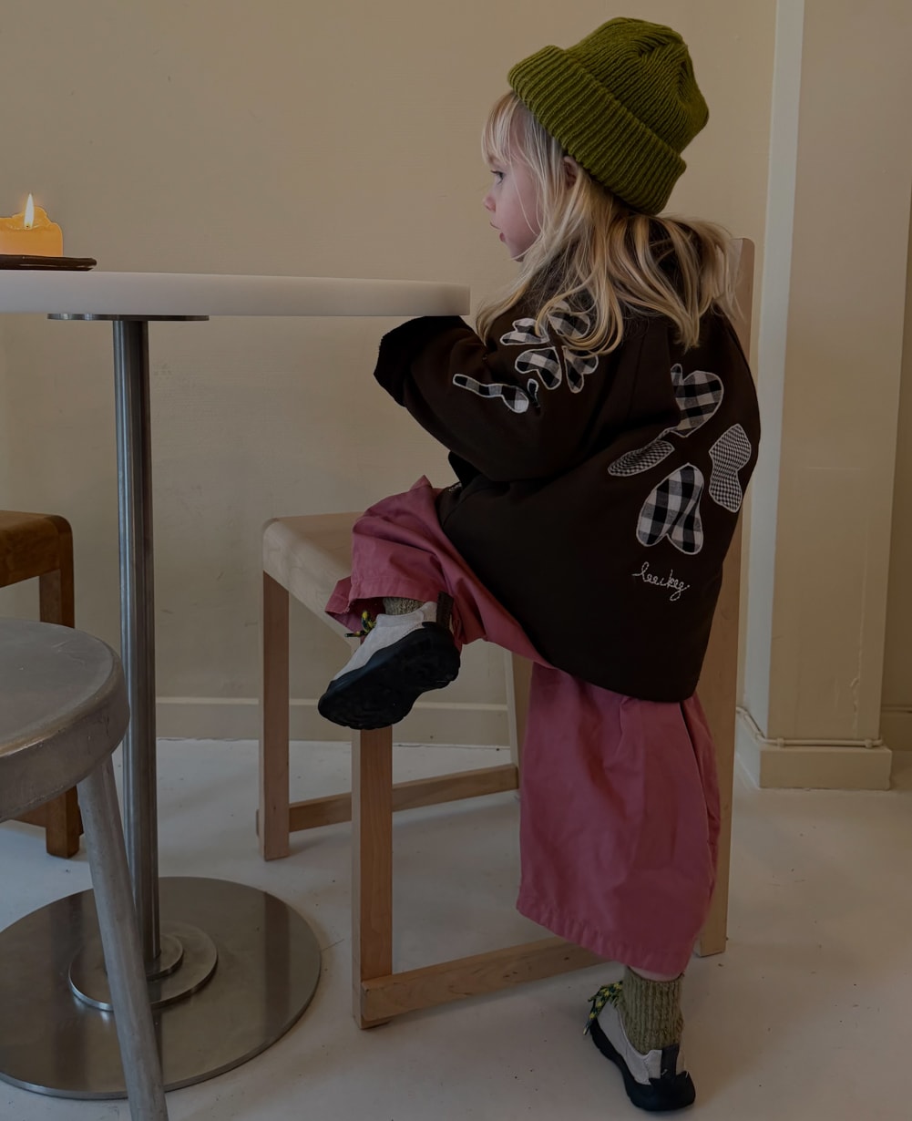 Lillibeth MINI Jacket - Checked Brown