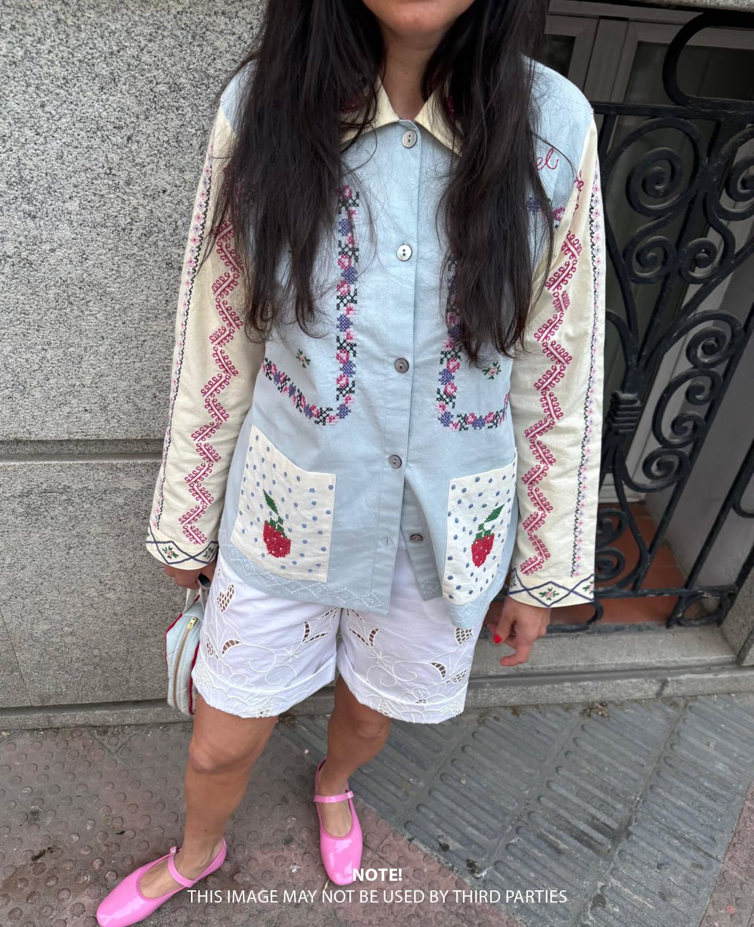 Louise Shirt - Baby Blue