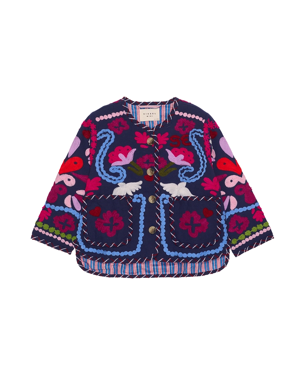 Maggie MINI Jacket - Navy Festival