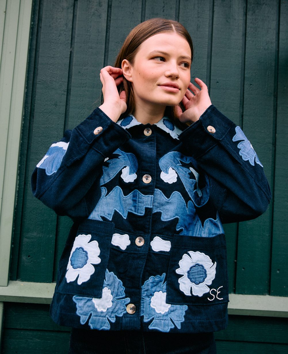 Mya Jacket - Navy Sea