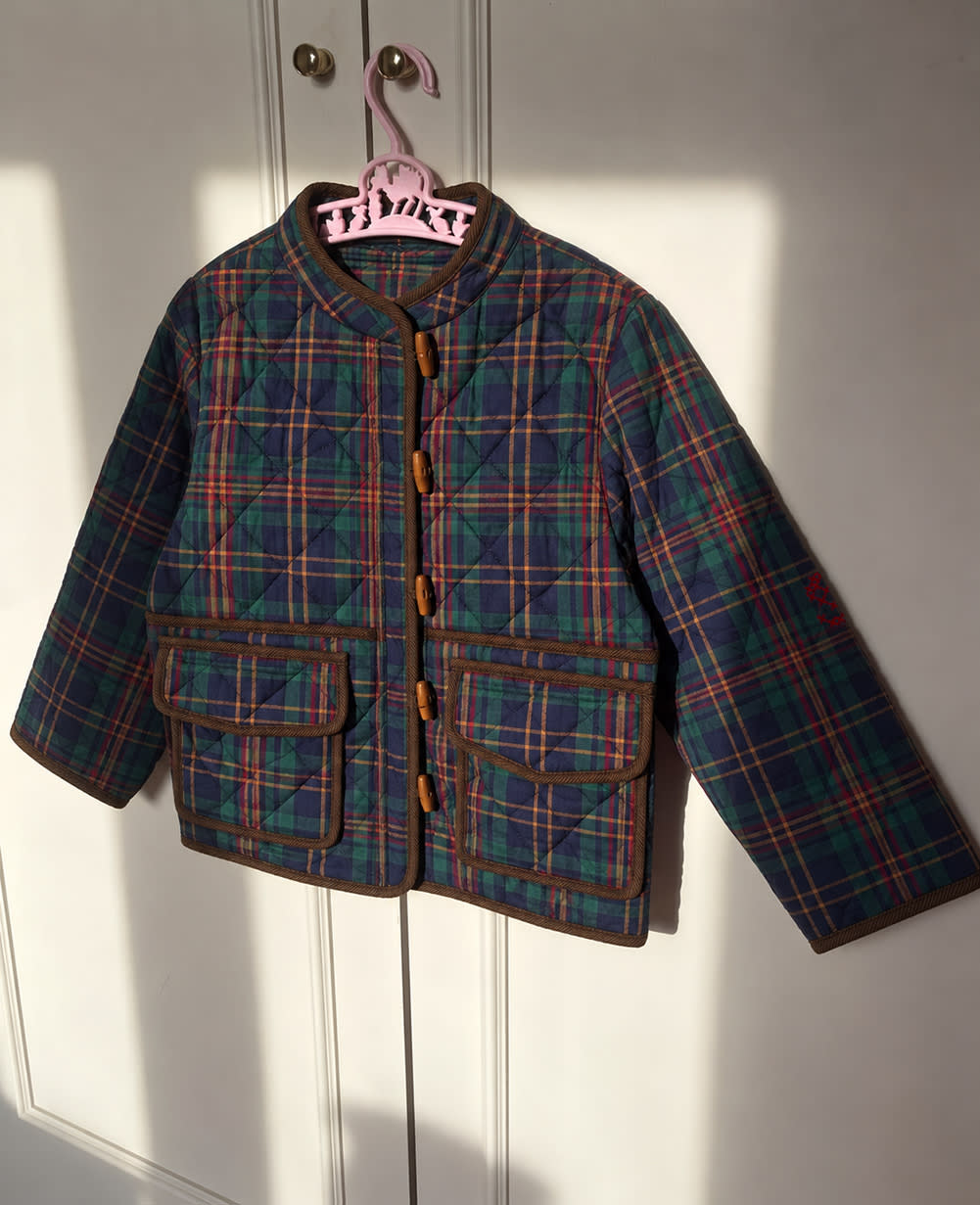 Adriane MINI Jacket - Green Checks