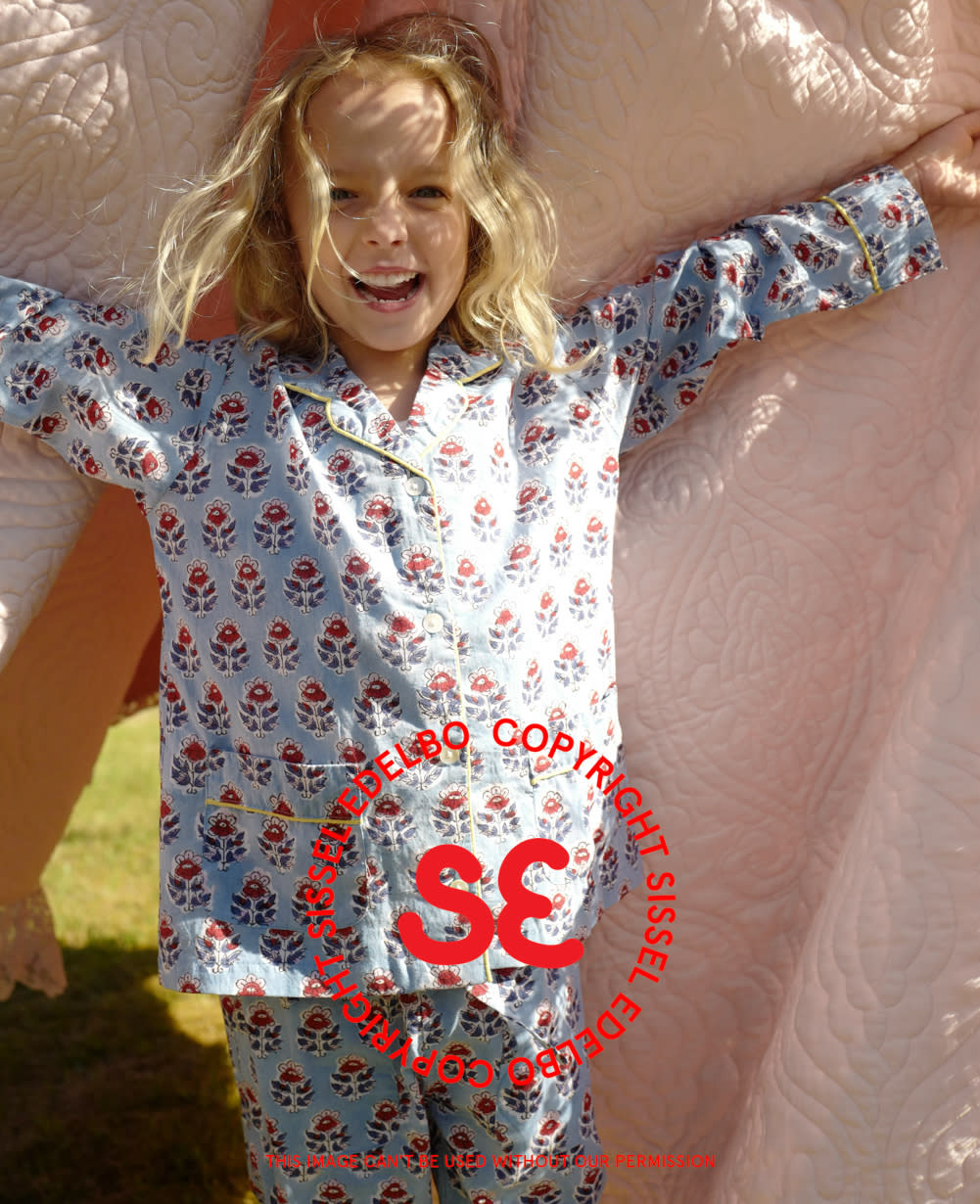Nuit MINI Pyjamas Set - Blue Flowers
