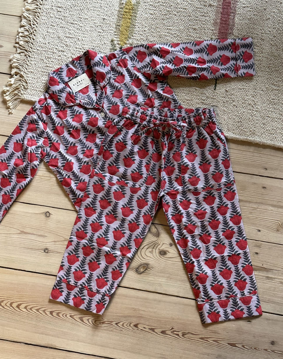 Nuit MINI Pyjamas Set - Red Lavender