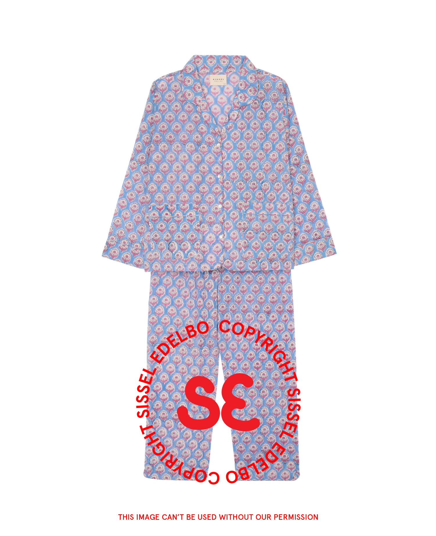 Nuit Pyjamas Set - Cashmere Blue