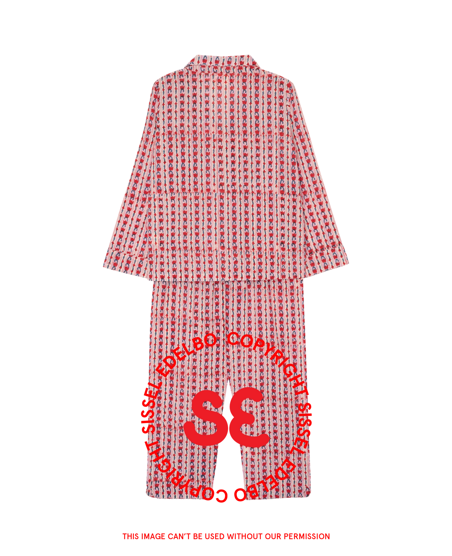 Nuit Pyjamas Set - Red Flower