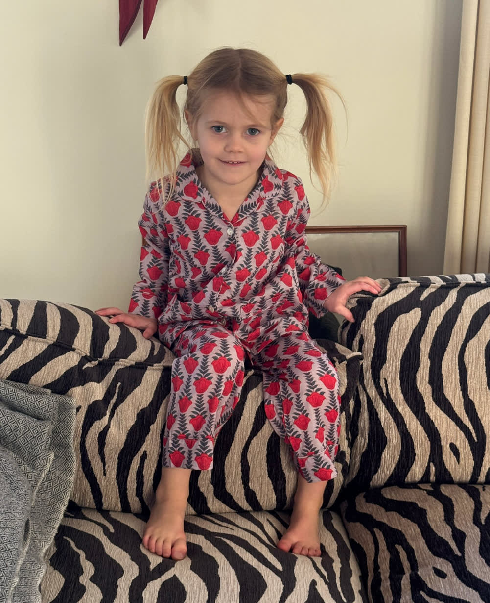Nuit MINI Pyjamas Set - Red Lavender