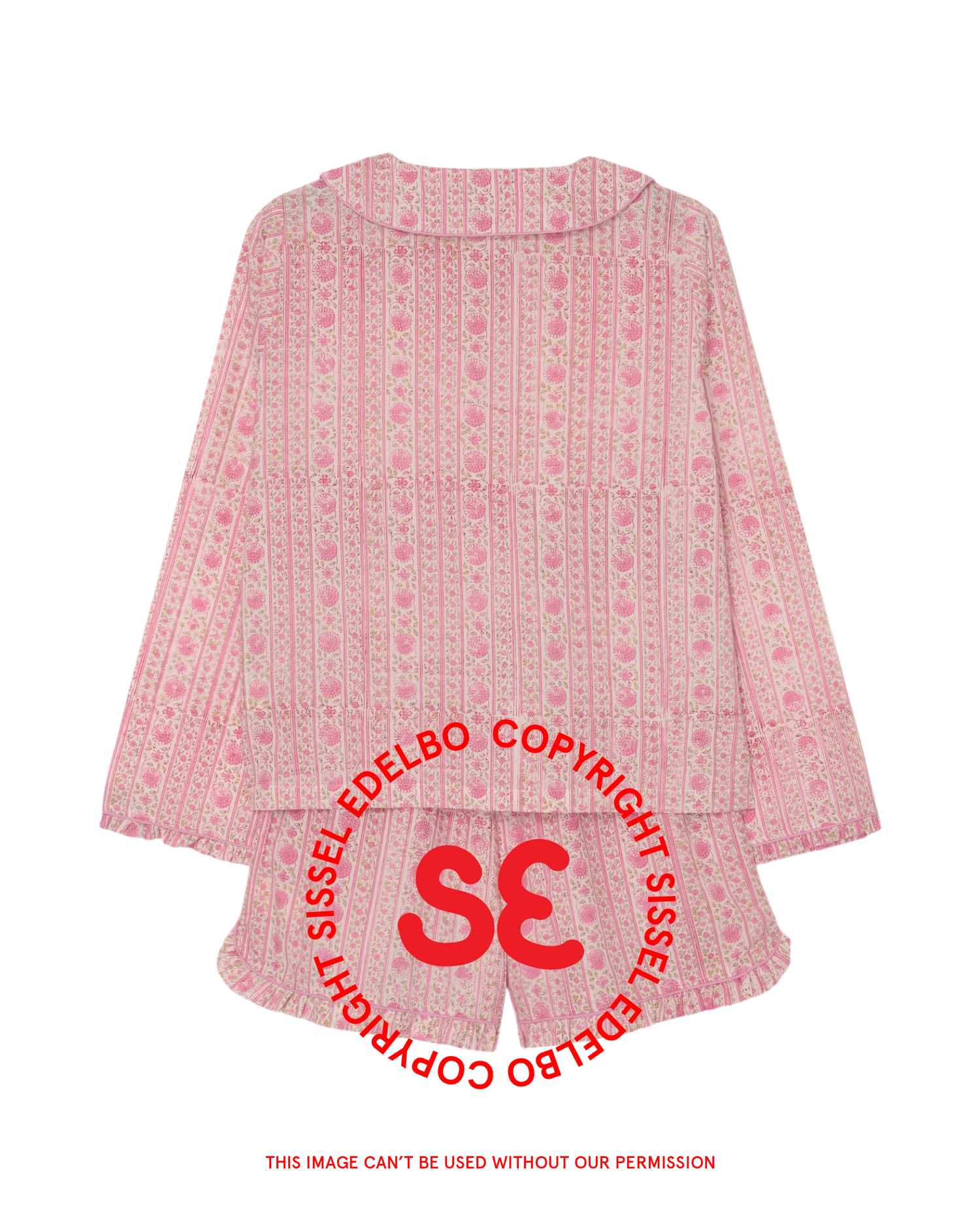 Nuvena Pyjamas Set - Pink Rose
