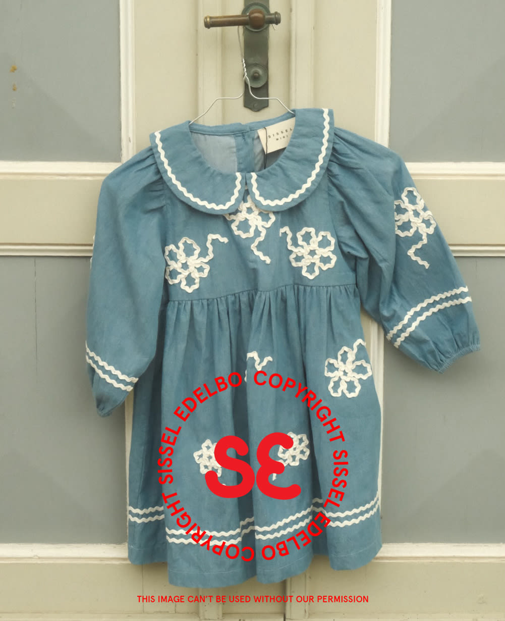 Raisa MINI Dress - Blue Denim