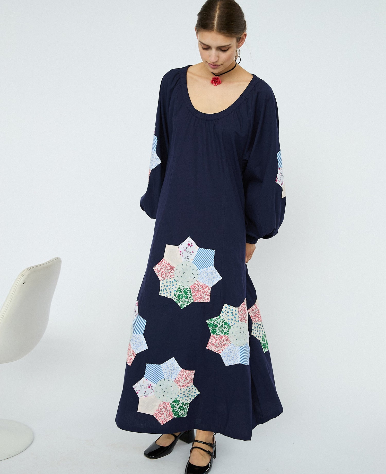 Regina Dress - Navy