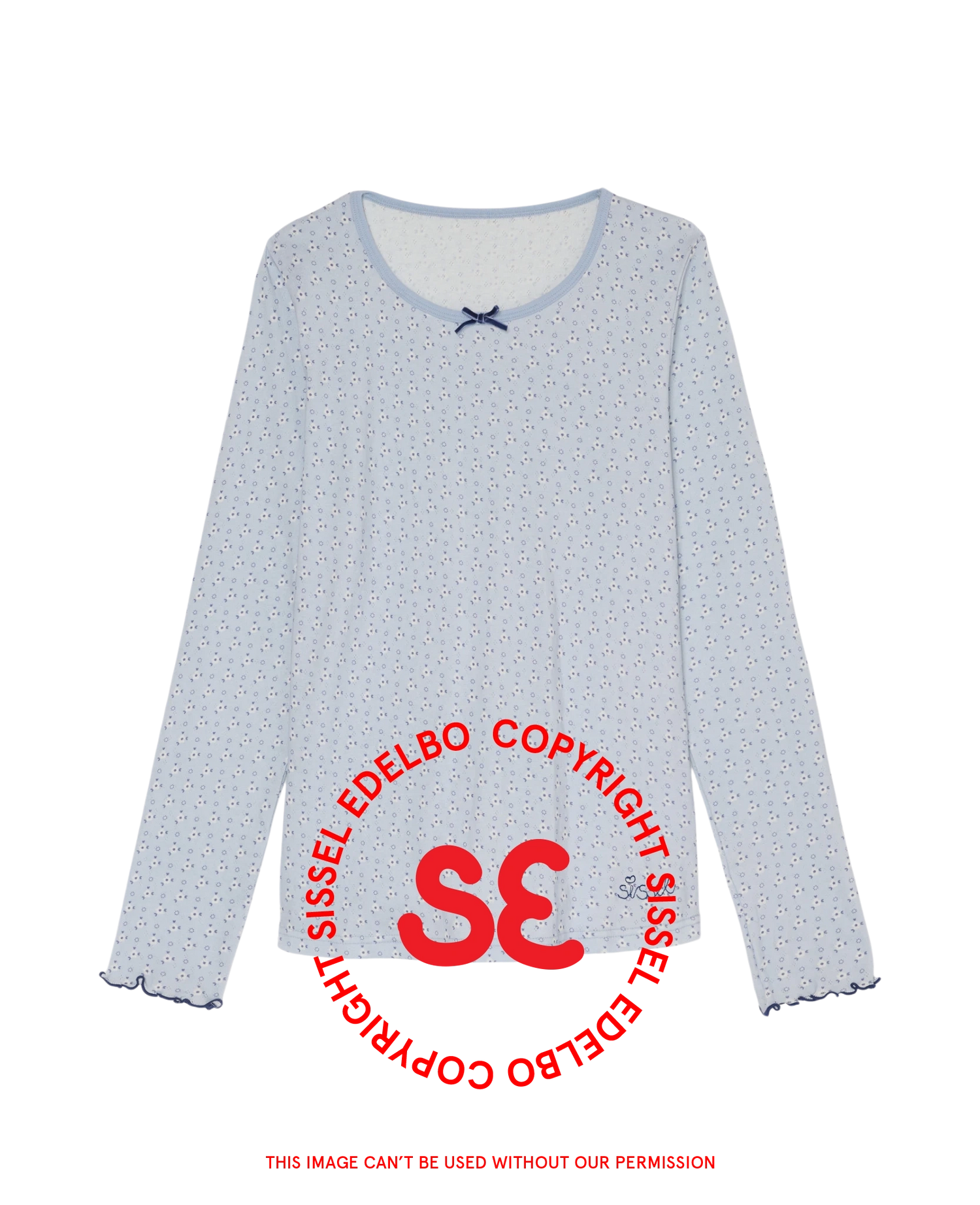 Ronja Top - Ditsy Blue