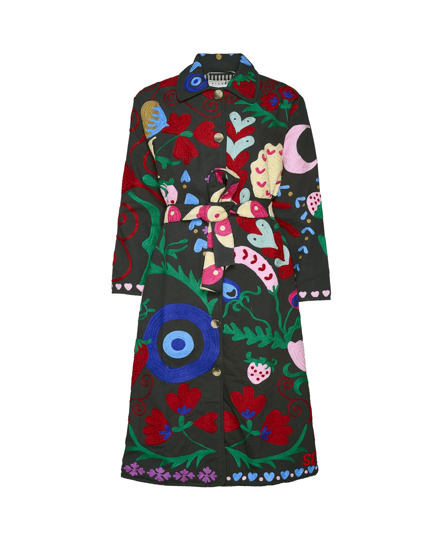 Rose Coat - Black