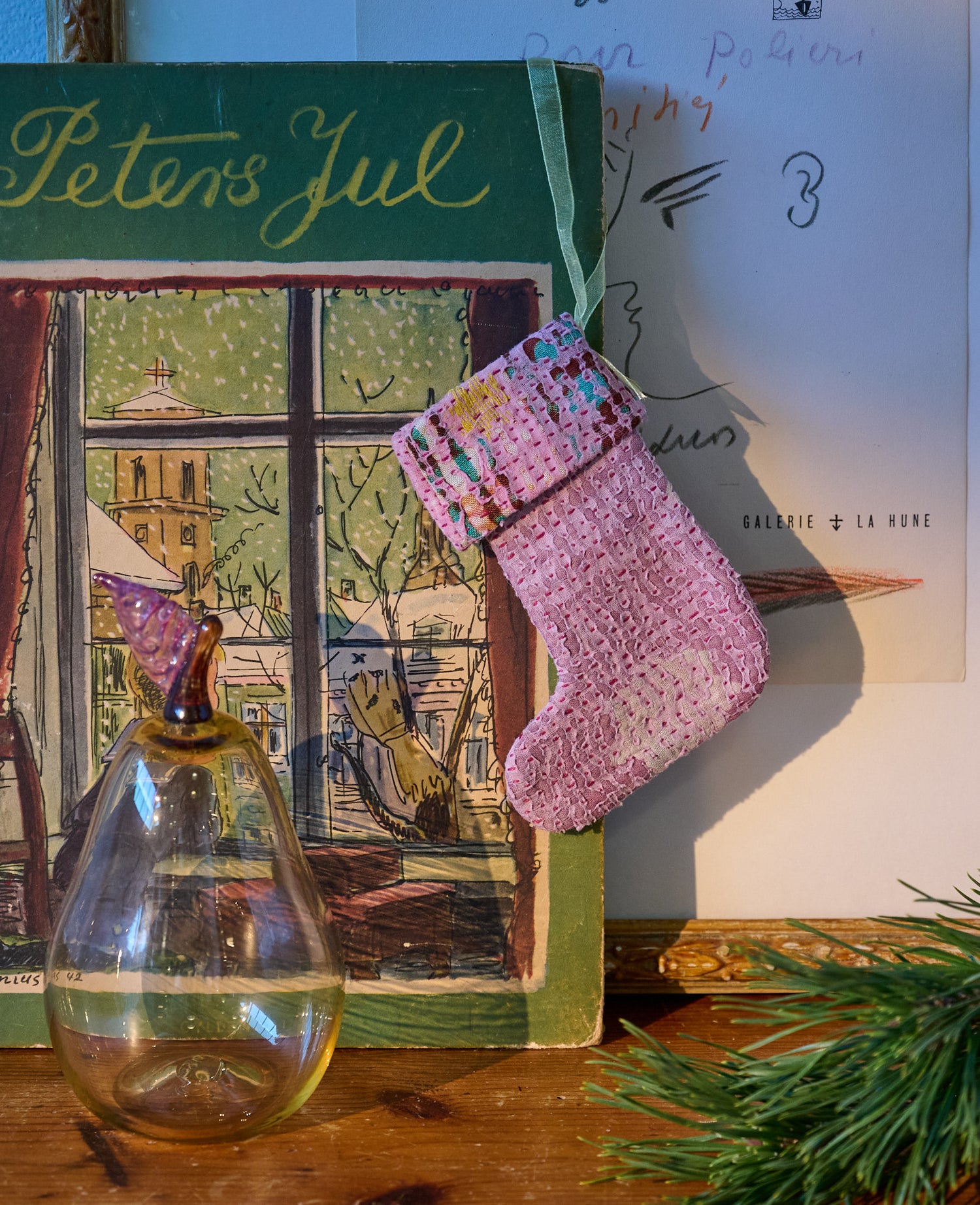 Christmas Sock Ornament - No. 100