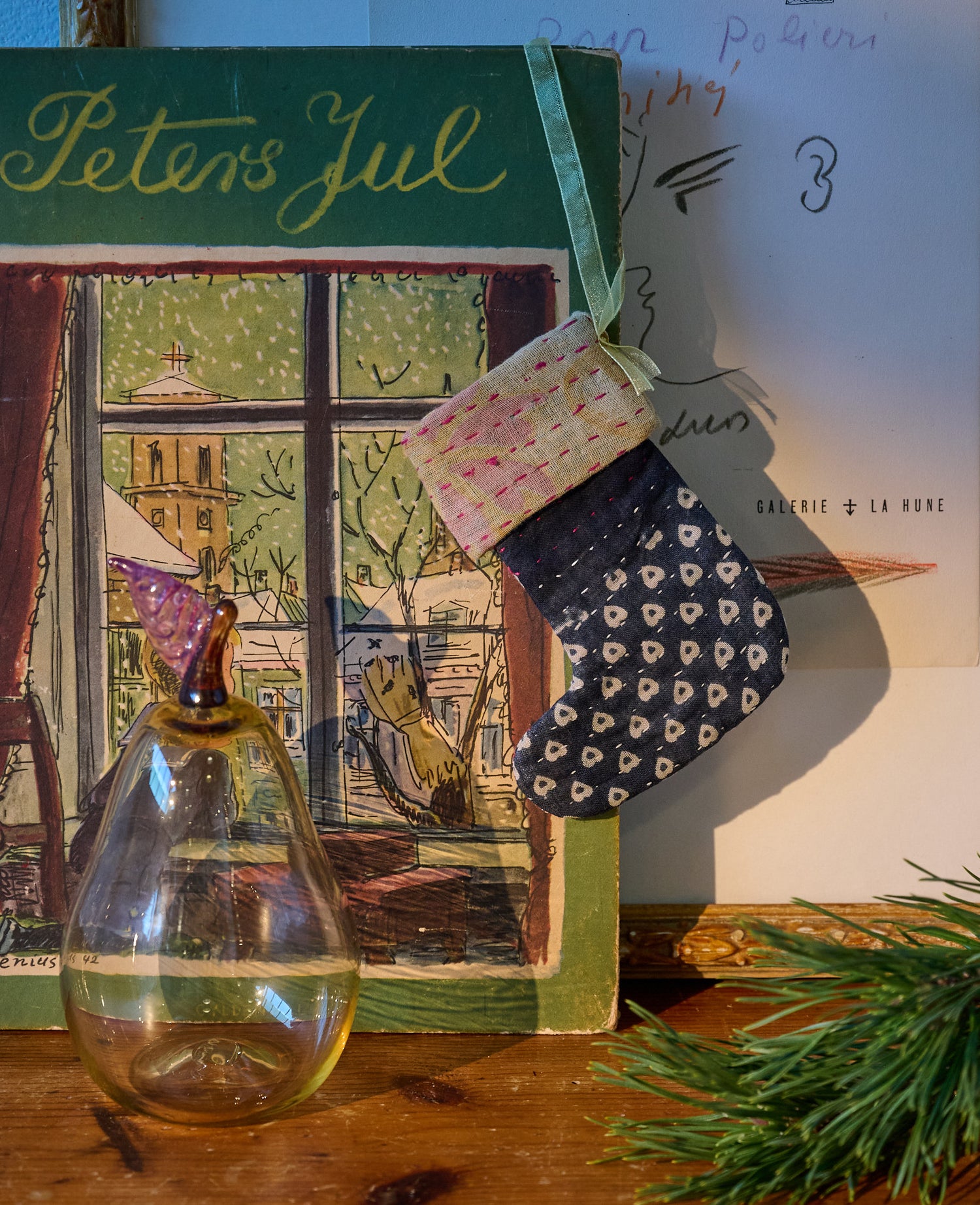 Christmas Sock Ornament - No. 27