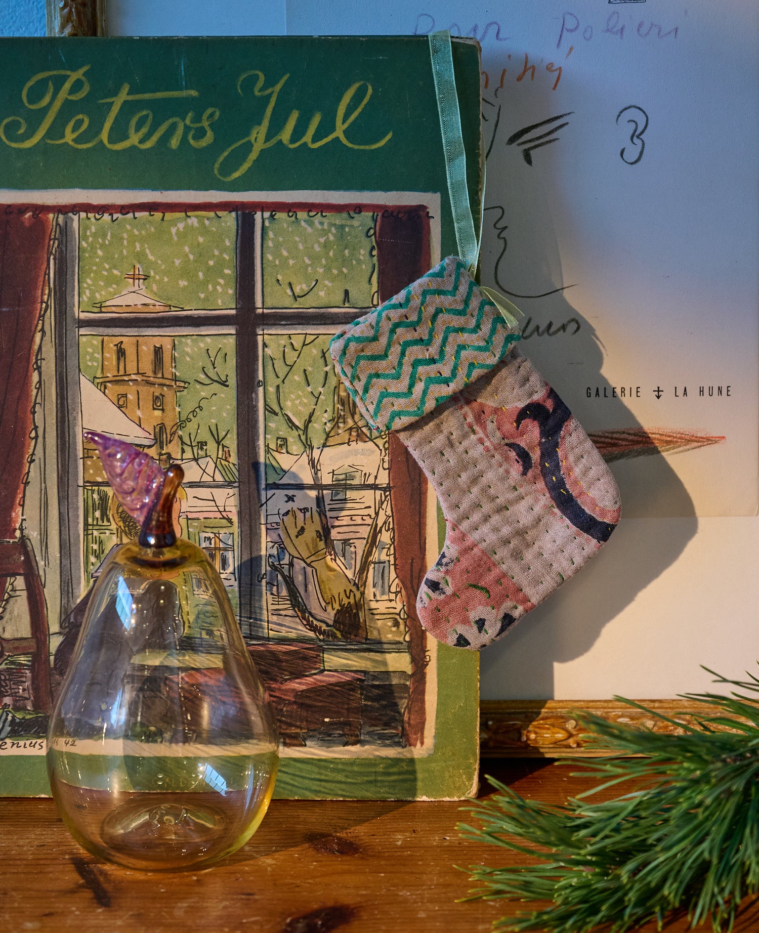 Christmas Sock Ornament - No. 35