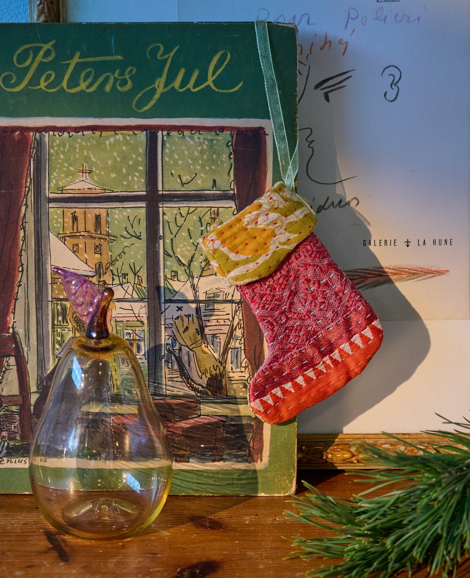 Christmas Sock Ornament - No. 49