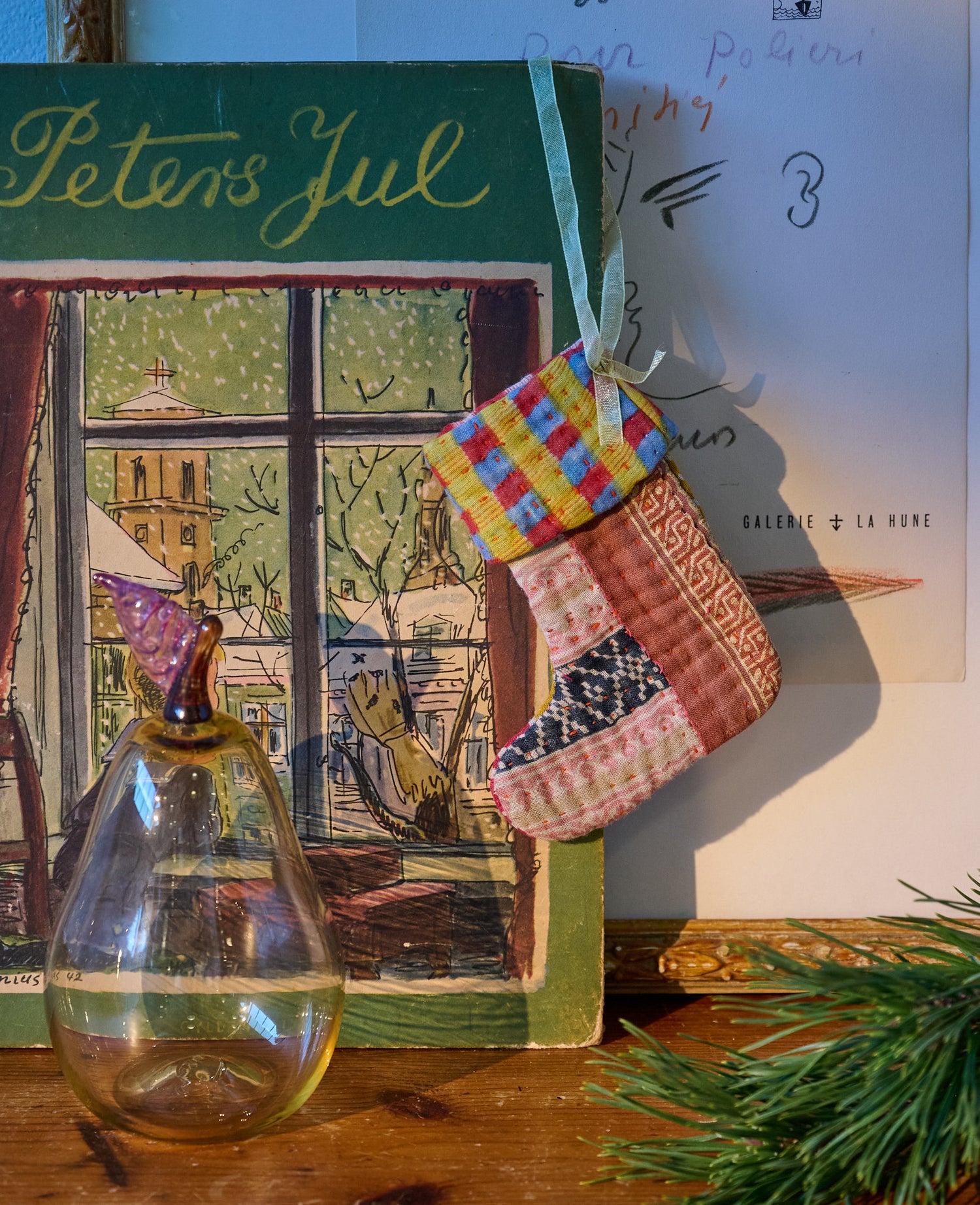 Christmas Sock Ornament - No. 92
